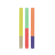 Kaarsen (set of 3) - 'Ibiza'