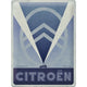 NA Tin Sign 30x40 - Citroën 2CV Logo Blue