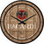 NA Wall Clock - Bacardi Wood Barrel Logo