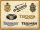 NA Tin Sign 30x40 - Triumph Logo Evolution