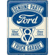 NA Tin Sign 30x40 - Ford V8 Truck Garage