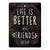 NA Tin Sign 15x20 - Life is Better with Friends