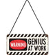NA Hanging Sign - Genius at Work