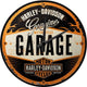 NA Wall Clock - Harley Davidson Garage