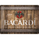 NA Tin Sign 30x40 - Bacardi Wood Barrel Logo