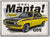NA Tin Sign 30x40 - Opel Manta GT/E