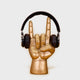 Rock On - Headphone Stand Gold