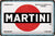 NA Tin Sign 20x30 - Martini Logo White
