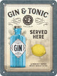NA Tin Sign 15x20 - Gin & Tonic