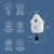 Cuckoo Clock - White